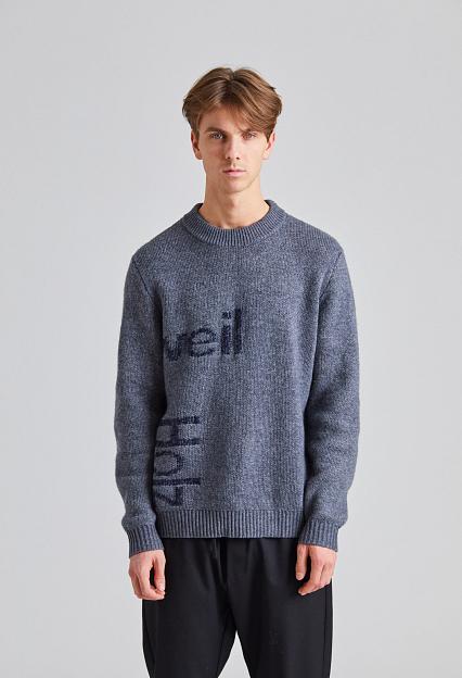 Holzweiler Haza Logo Crew Grey Mix