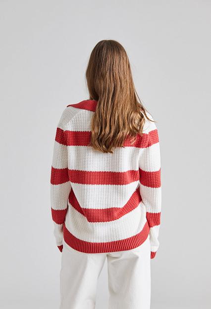 Holzweiler Helio Polo Red Stripe