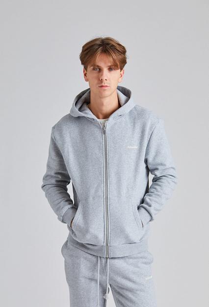 Holzweiler M Regular Zip Hoodie Grey Mix