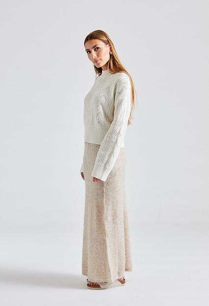 Holzweiler Serena Knit Sweater White