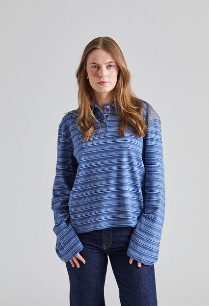 Holzweiler Sunny Polo Blue Stripe