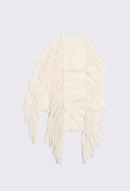Holzweiler Tassel Scarf Ecru