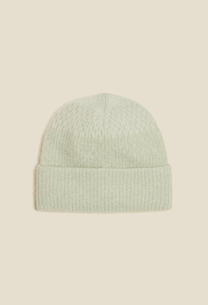 Holzweiler Tine Faded Knit Beanie Lt Green Mix 