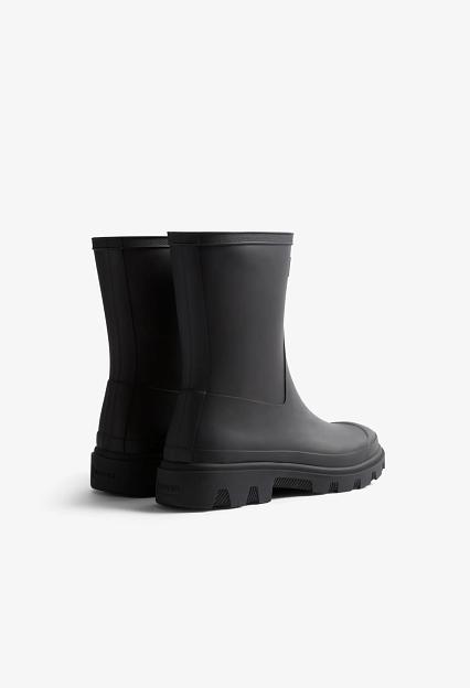 Hunter Unisex Downpour Short Boot Black