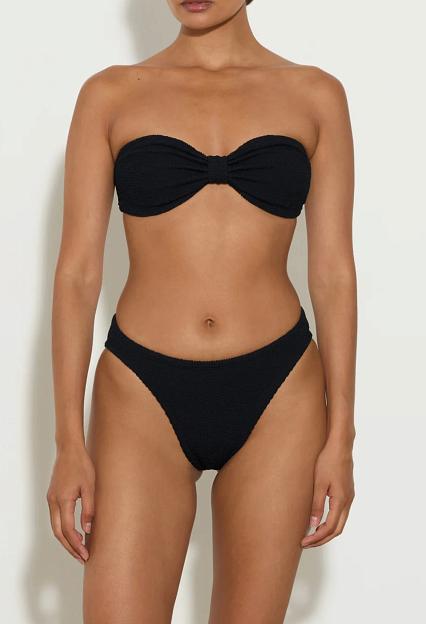 Hunza G Jean Bikini Crinkle Black
