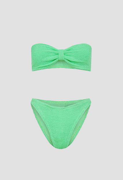 Hunza G Jean Bikini Crinkle Lime