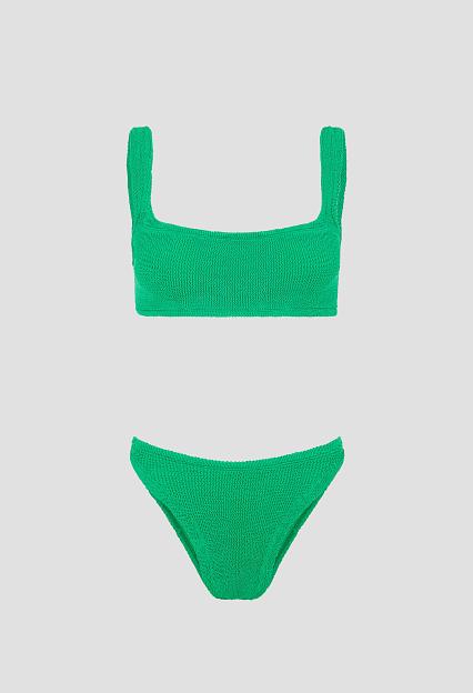 Hunza G Xandra Bikini Crinkle Emerald
