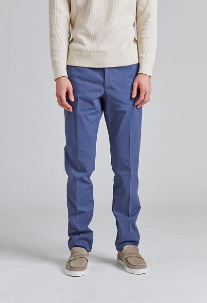 Incotex Royal Batavia Regular Fit Blu Avio