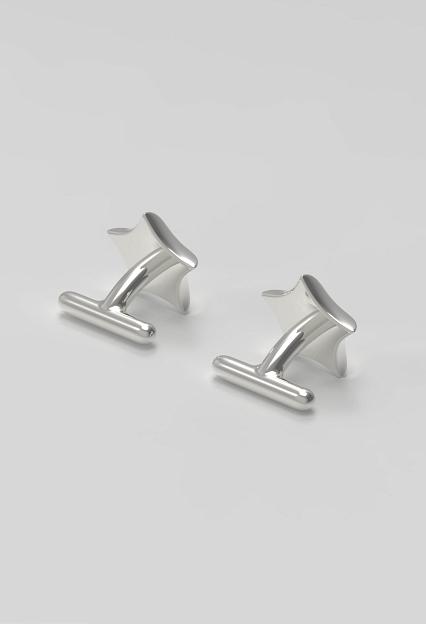 Josephine Studio Star Cufflinks Silver