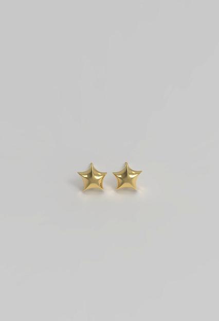 Josephine Studio Star Ear Studs Plated
