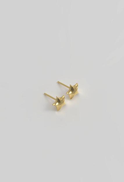 Josephine Studio Star Ear Studs Plated