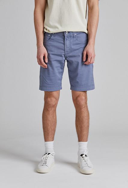 Jacob Cohën Nicolas Shorts Light Twill Blue