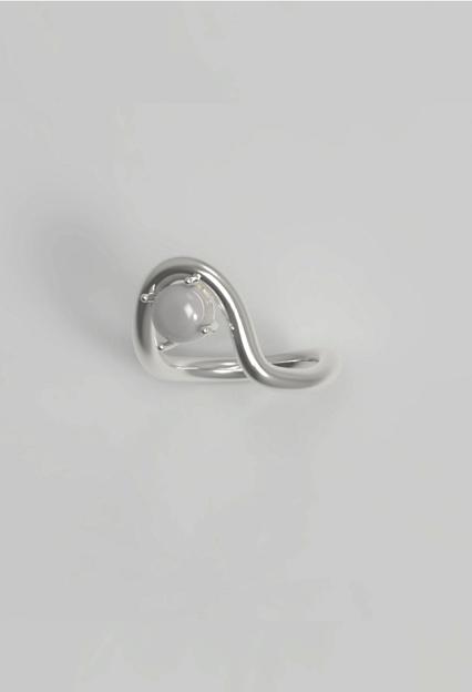 Josephine Studio Band Ring II Moonstone