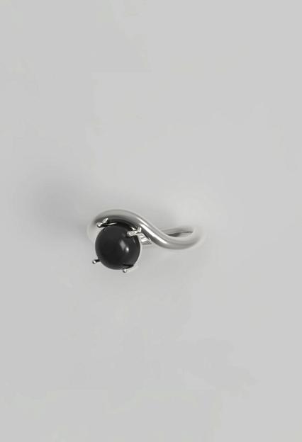 Josephine Studio Band Ring I Onyx