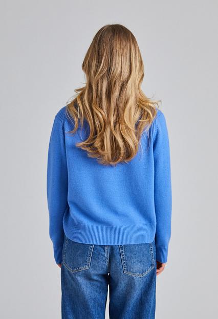 Julie Josephine Alma Sweater Ocean Blue