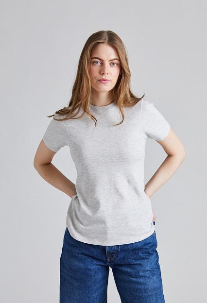 Julie Josephine Agnes Tee Grey Melange