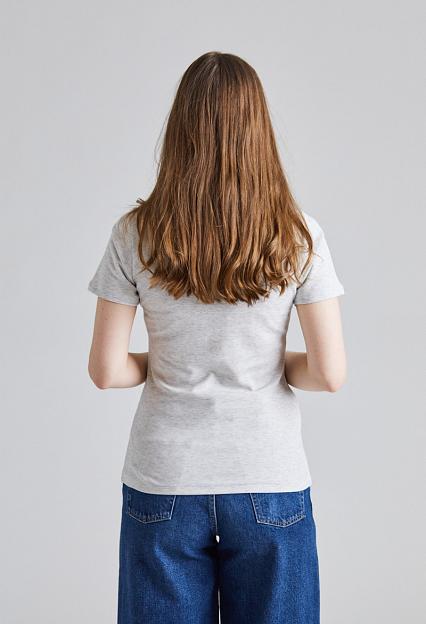 Julie Josephine Agnes Tee Grey Melange