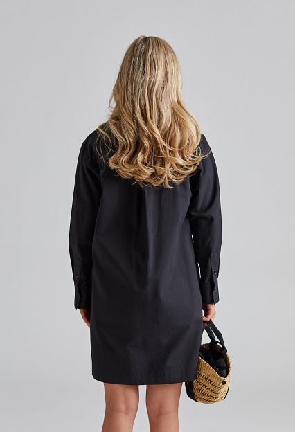 Julie Josephine Short Shirt Dress Black