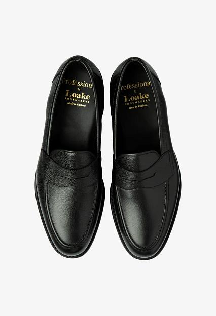 Loake Imperial Black Grain loafer 