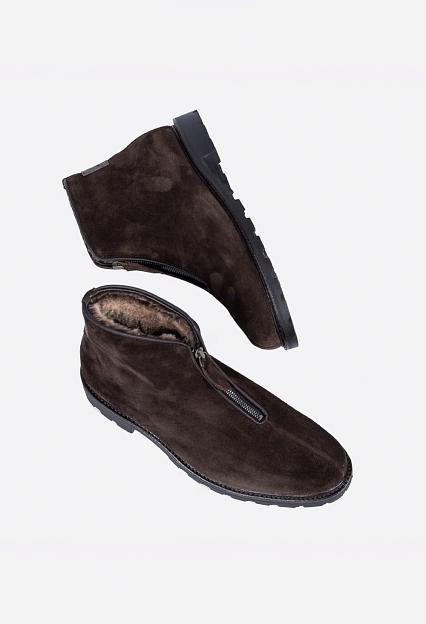 LUDWIG REITER Apres Ski Suede Dark Brown