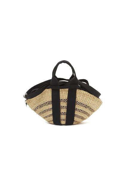 MUUN Mini Sophie Lace Black Handle Black Pouch