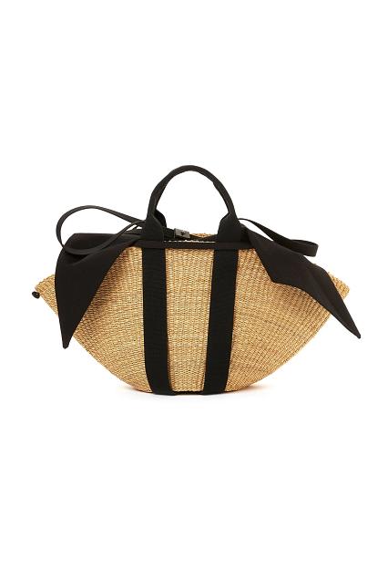 MUUN Sophie Black Handle Black Pouch