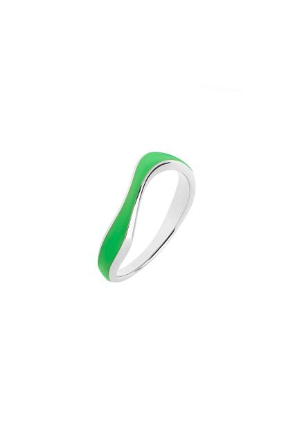 Maria Black Aura Neon Green Ring Silver HP