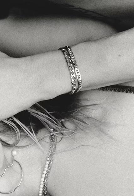 Maria Black Carlo Bracelet Medium Silver