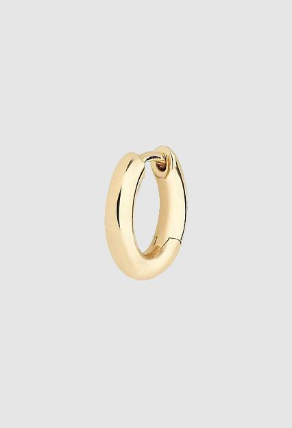 Maria Black Slate 10 Huggie Gold HP