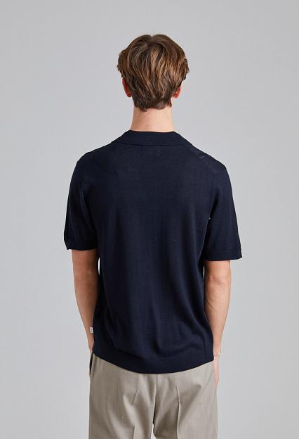 NN07 Thor SS Cardigan Deep Navy