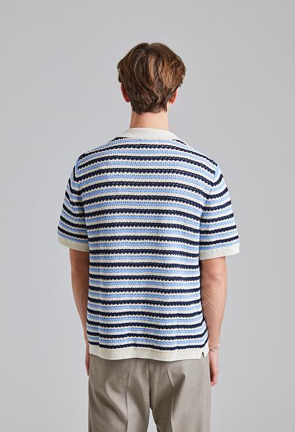 NN07 Henry SS Navy Stripe