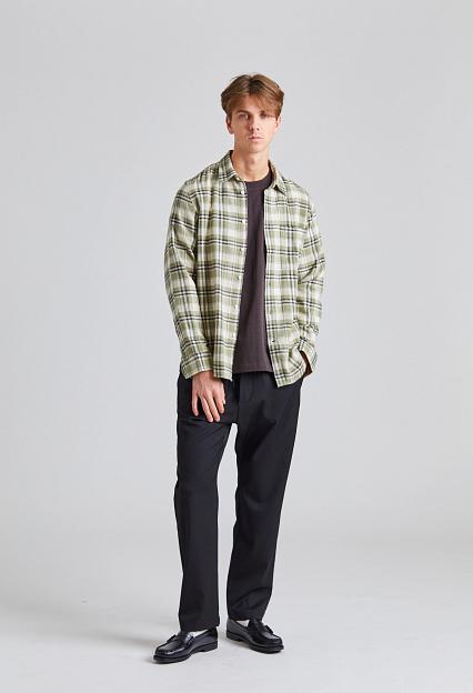 NN07 Arne Shirt Green Check