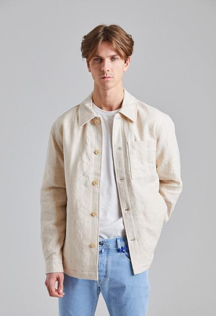 NN07 Cafu Linen Jacket Oat