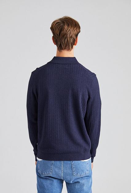 NN07 Hansie LS Navy Melange