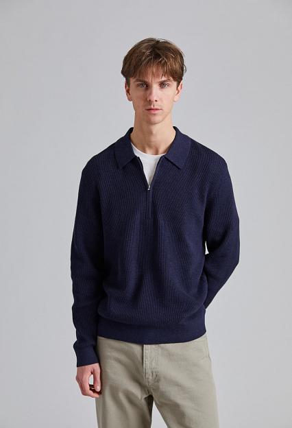 NN07 Hansie LS Navy Melange