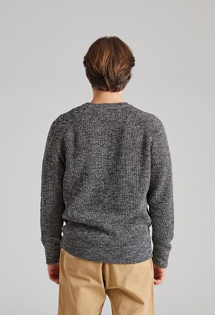 NN07 Jacobo Knitted R-neck Brown