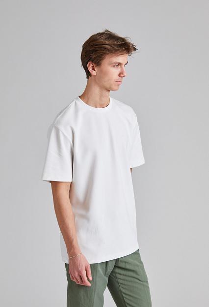 NN07 Nat SS Logo Tee White