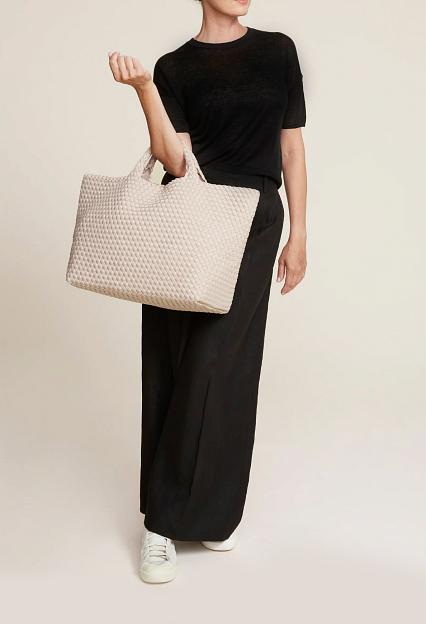 Naghedi St Barths Large Tote Shell Pink
