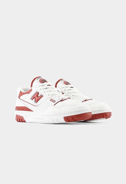 New Balance BBW550BR White/Brick Red