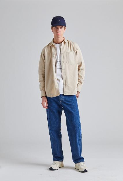 Norse Projects Algot Twill Shirt Oatmeal