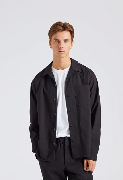 Norse Projects Carsten Solotex Twill Shirt LS Black