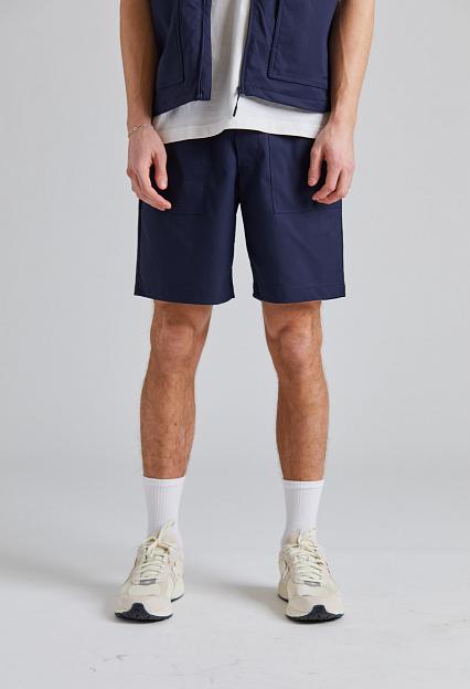 Norse Projects Ezra Fatigue Solotex Twill Shorts Dk Navy