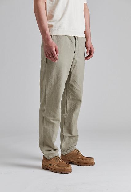 Norse Projects Ezra Relaxed Cotton Linen Trouser Clay