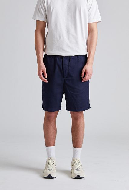 Norse Projects Ezra Relaxed Organic Stretch Twill Shorts Dk Navy