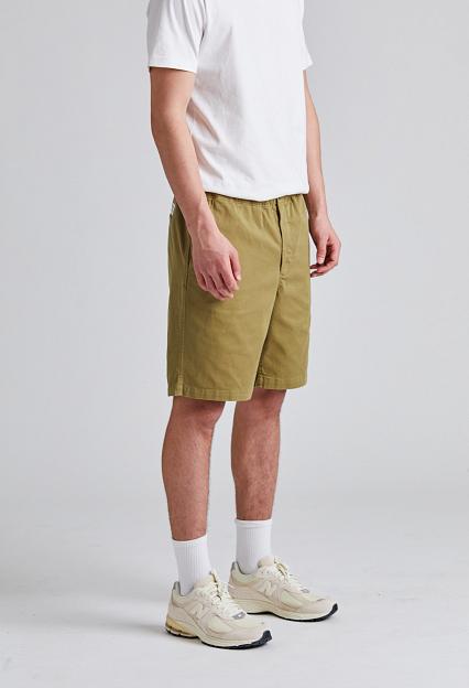 Norse Projects Ezra Relaxed Organic Stretch Twill Shorts Moss Green