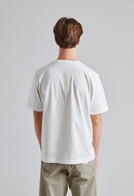 Norse Projects Holger Post Stamp Print T-Shirt White