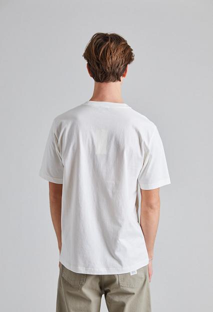 Norse Projects Johannes Organic Norse Logo Print T-Shirt White
