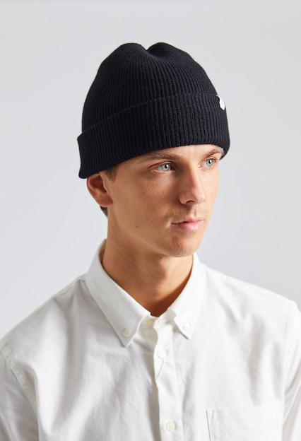 Merino Lambswool Beanie Black