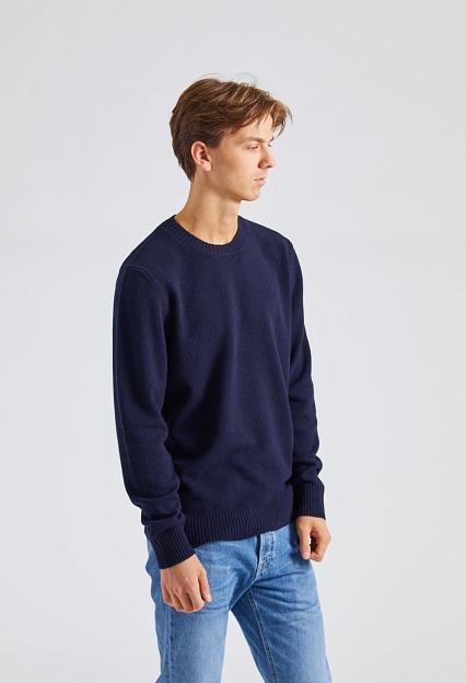 Norse Projects Norse Standard Merino Lambswool Sweater Dark Navy