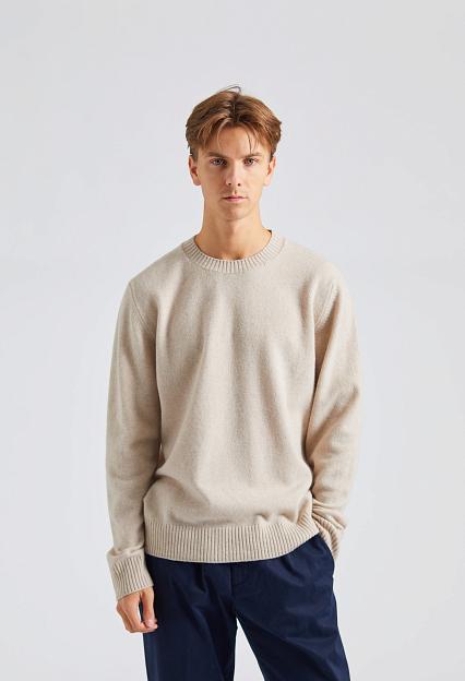 Norse Standard Merino Lambswool Sweater Oatmeal